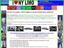 Tablet Screenshot of ilovenylimo.com